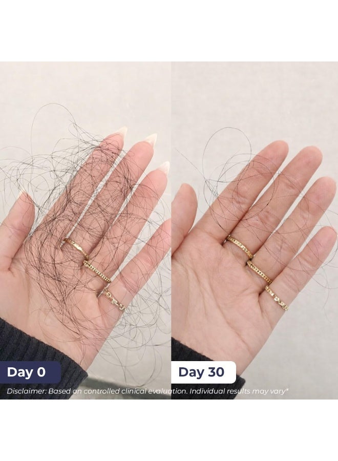 كيميائي واعي شامبو كونشيس كيميست® كامل القوة مضاد لتساقط الشعر | مستخلص البلميط المنشاري، خلاصة الخميرة، زيت إكليل الجبل والكيراتين | تحكم مضاعف في تساقط الشعر وتحفيز نموه | آمن على الشعر المتساقط في الماء العسر | بتقنية ستراندبوست™️ | خالٍ من البارابين وكبريتات لوريل الصوديوم | لجميع أنواع الشعر | للنساء والرجال | 200 مل - Image 4